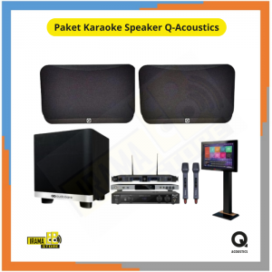Paket Karaoke Speaker Q Acoustic - Lengkap